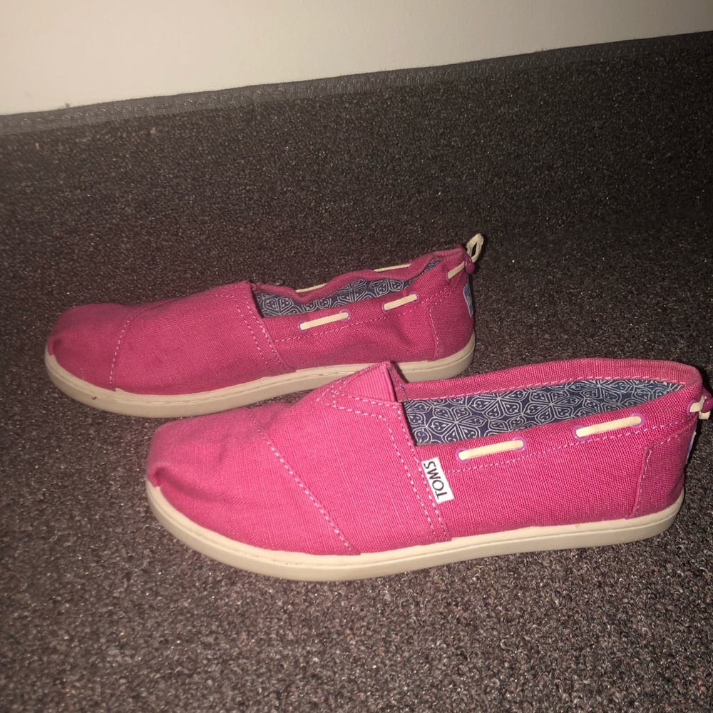 💓👟 TOMS Earthwise Cranberry Bimini, Youth 👟💓